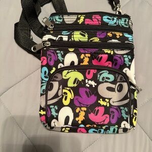 Disney Neon Mickey side messenger bag! Perfect for a day trip.